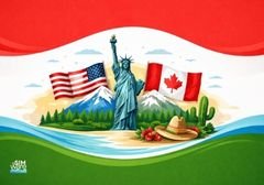 région de l'Amérique du Nord